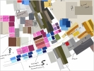 Larissa Fassler - Schlossplatz Research III - General, dominate colors found at site (detail)