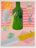 Caterpillar, Knife and Bottle