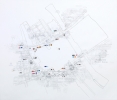 Larissa Fassler: Schlossplatz V, 2014, pen, pencil, pencil crayon on paper, 120 x 140 cm, photo: Jens Ziehe